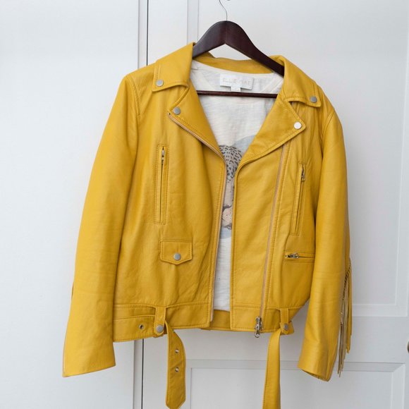Ellie Mae Studios "Fleetwood" Leather Jacket - Size 4 - Picture 4 of 4